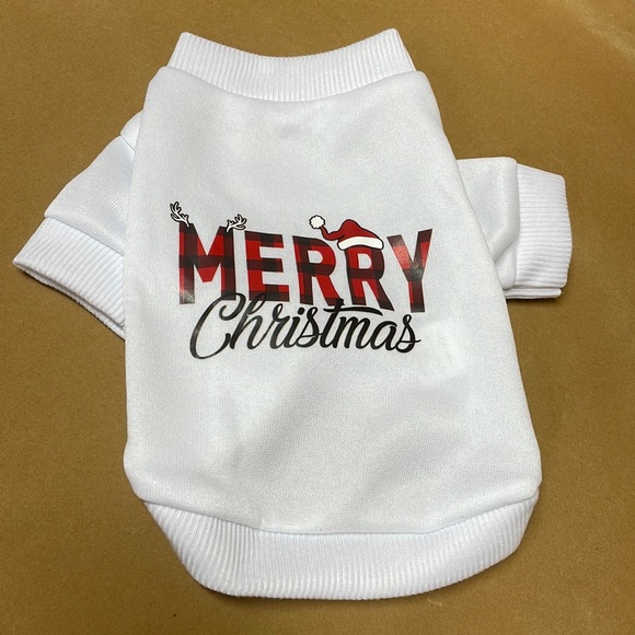 Other - Dog clothing Merry Christmas Pet sweatshirt